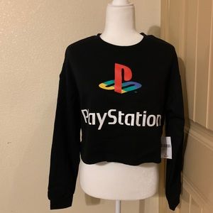 Forever 21 PlayStation crop top sweater